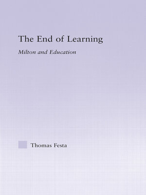 cover image of The End of Learning